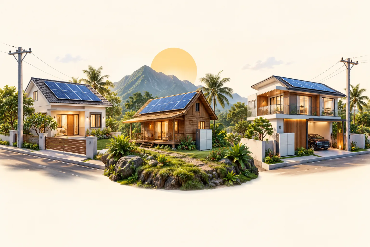 On-Grid, Off-Grid, atau Hybrid