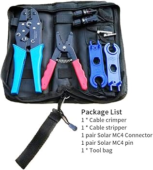 Foto 3 Crimping tool set-alat instalasi panel surya