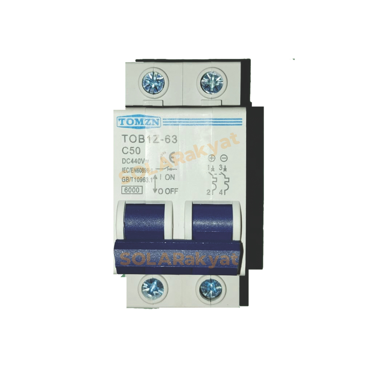 Foto 5 DC MCB 2 Pole 440Vdc-TOMZN