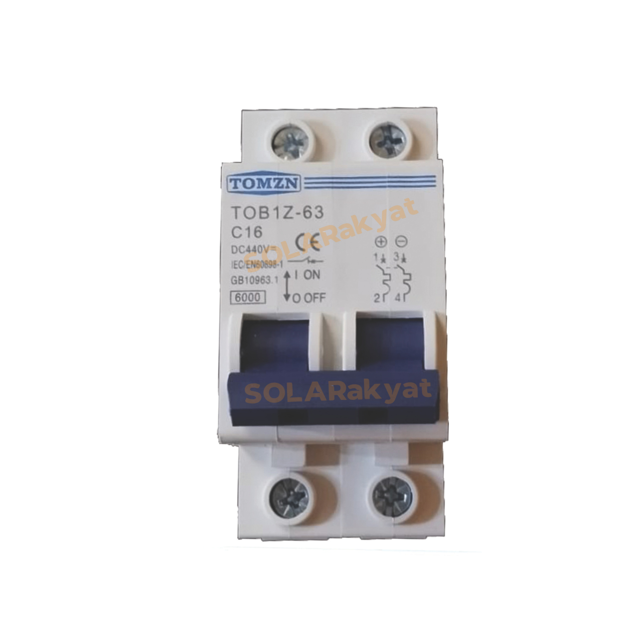 Foto 8 DC MCB 2 Pole 440Vdc-TOMZN